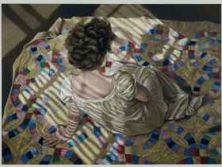 woman seated on a quilt by helen j_ vaughn.jpg
